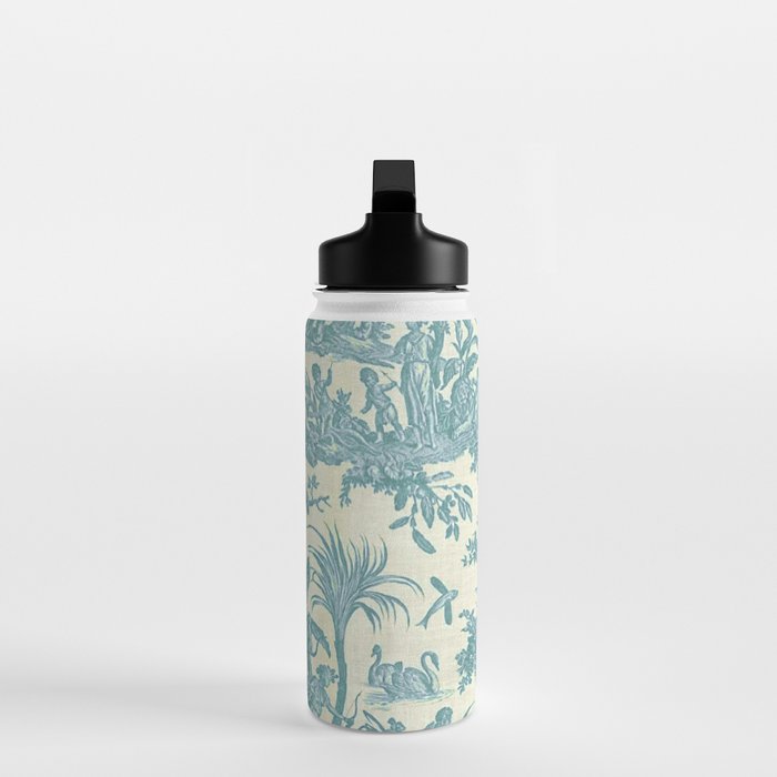 Antique 19th Century French Chateau Toile de Jouy Water Bottle Gallery Image 3