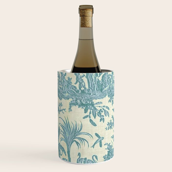 Antique 19th Century French Chateau Toile de Jouy Wine Chiller Gallery Image 2