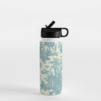 Antique 19th Century French Chateau Toile de Jouy Water Bottle Gallery Image 1