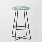 Antique 19th Century French Chateau Toile de Jouy Stool Gallery Image 1