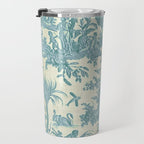Antique 19th Century French Chateau Toile de Jouy Travel Mug Gallery Image 3