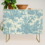 Antique 19th Century French Chateau Toile de Jouy Credenza Gallery Image 1