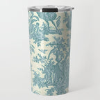 Antique 19th Century French Chateau Toile de Jouy Travel Mug Gallery Image 1