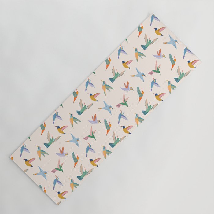 Hummingbirds Yoga Mat Gallery Image 1
