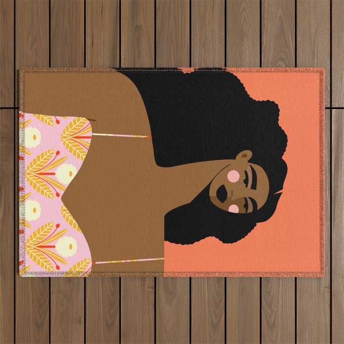 Blooming Confidence Outdoor Rug Gallery Image 1