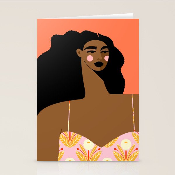 Blooming Confidence Stationery Card Gallery Image 2