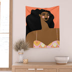 Blooming Confidence Wall Tapestry Gallery Image 2