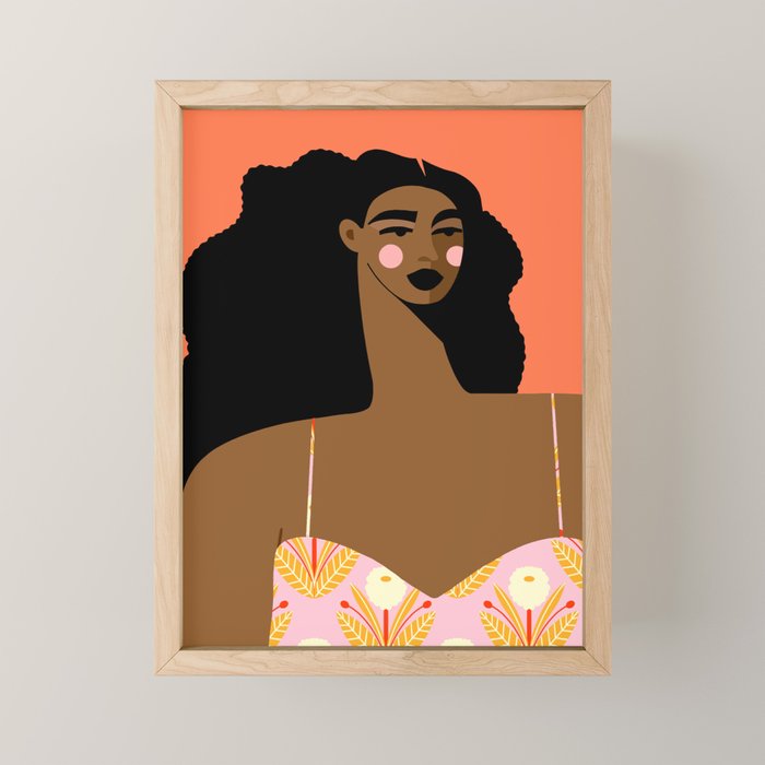 Blooming Confidence Mini Art Print Gallery Image 1