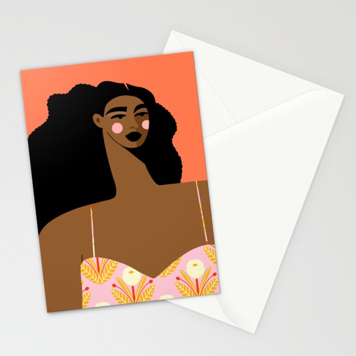 Blooming Confidence Stationery Card Gallery Image 2