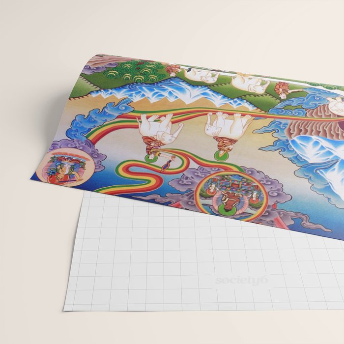 The Nine Mental Abidings Buddhist Path of Samatha Wrapping Paper Gallery Image 2