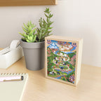 The Nine Mental Abidings Buddhist Path of Samatha Mini Art Print Gallery Image 2