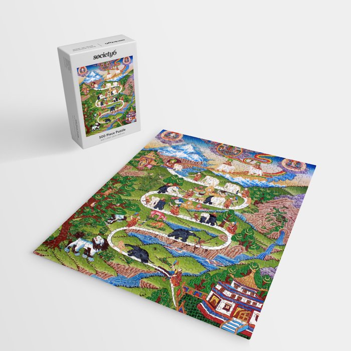 The Nine Mental Abidings Buddhist Path of Samatha Jigsaw Puzzle Gallery Image 2