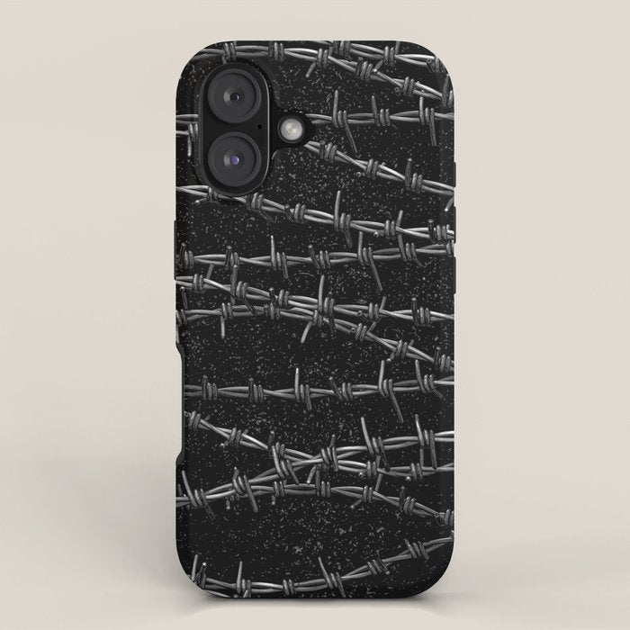 Bouquets of Barbed Wire iPhone Case Gallery Image 1