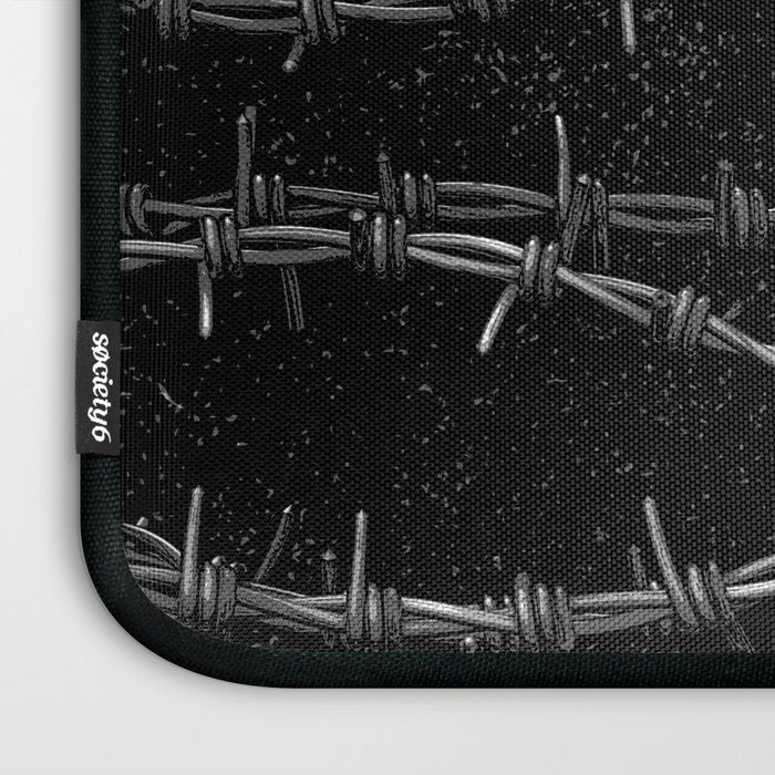 Bouquets of Barbed Wire Laptop Sleeve Gallery Image 3