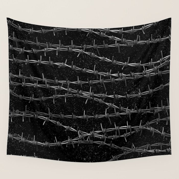 Bouquets of Barbed Wire Wall Tapestry Gallery Image 1