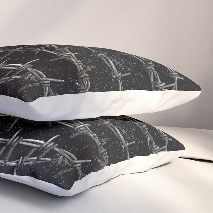 Bouquets of Barbed Wire Pillow Sham Gallery Image 3