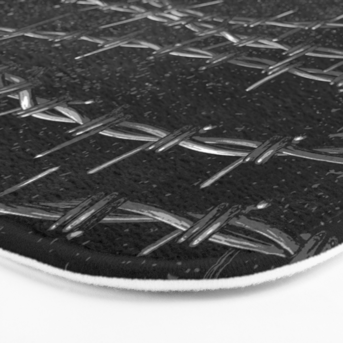 Bouquets of Barbed Wire Bath Mat Gallery Image 3