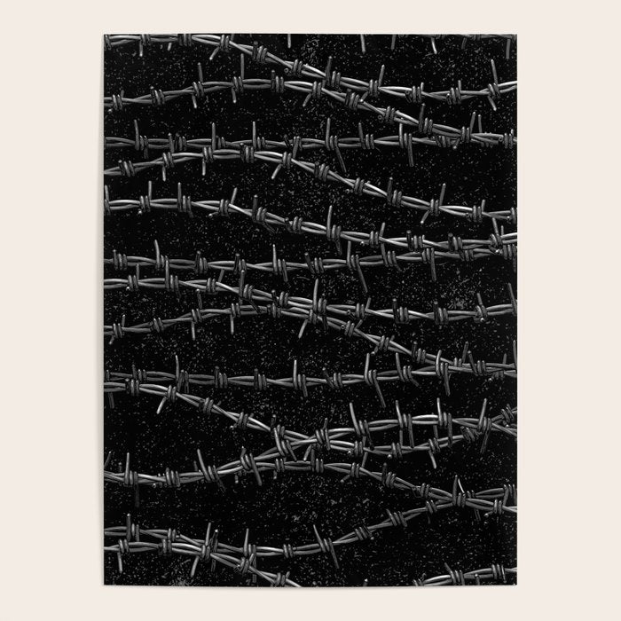 Bouquets of Barbed Wire Poster