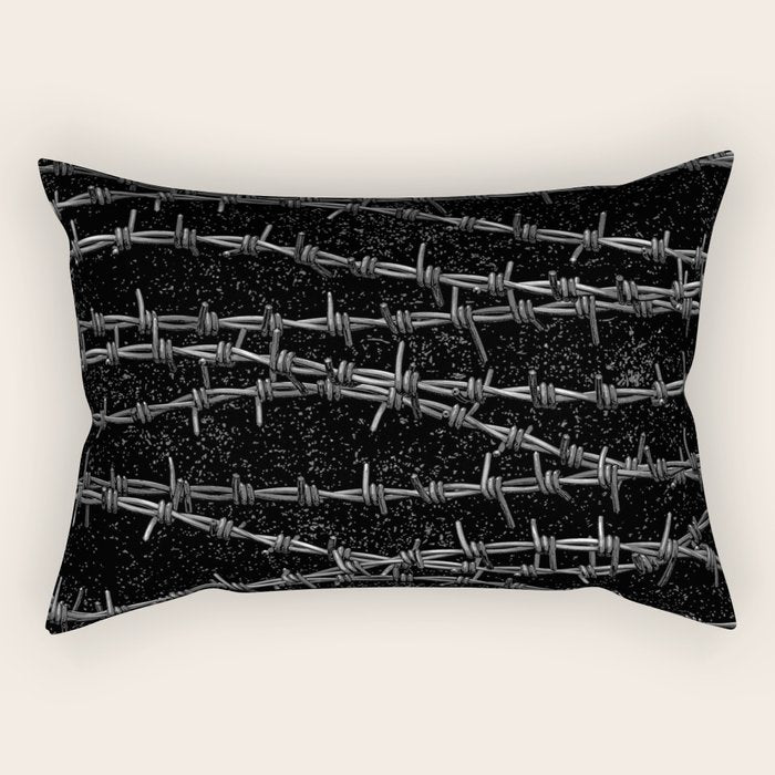 Bouquets of Barbed Wire Rectangular Pillow Gallery Image 2