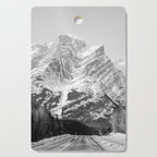Rocky Mountains Black and White Cutting Board Gallery Image 1