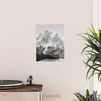 Rocky Mountains Black and White Poster Gallery Image 2