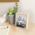 Rocky Mountains Black and White Mini Art Print Gallery Image 2