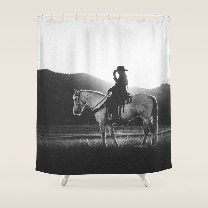 COWGIRL Shower Curtain Gallery Image 1