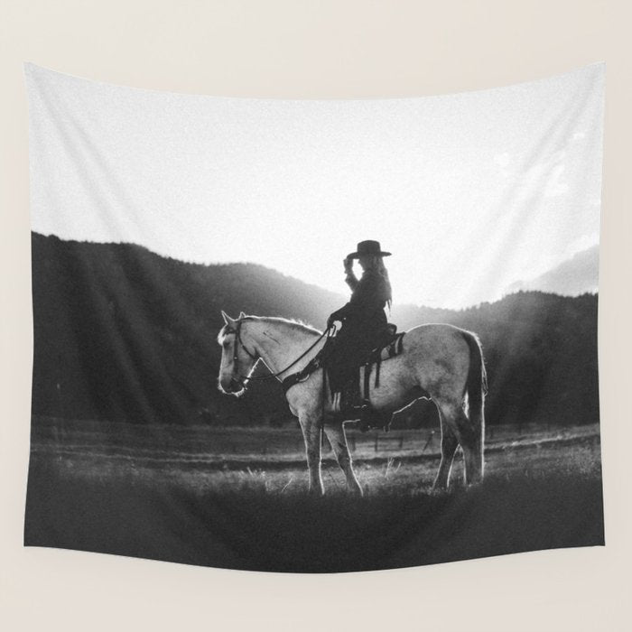 COWGIRL Wall Tapestry Gallery Image 4