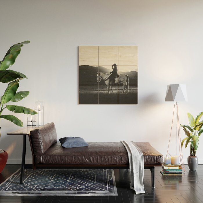 COWGIRL Wood Wall Art Gallery Image 2