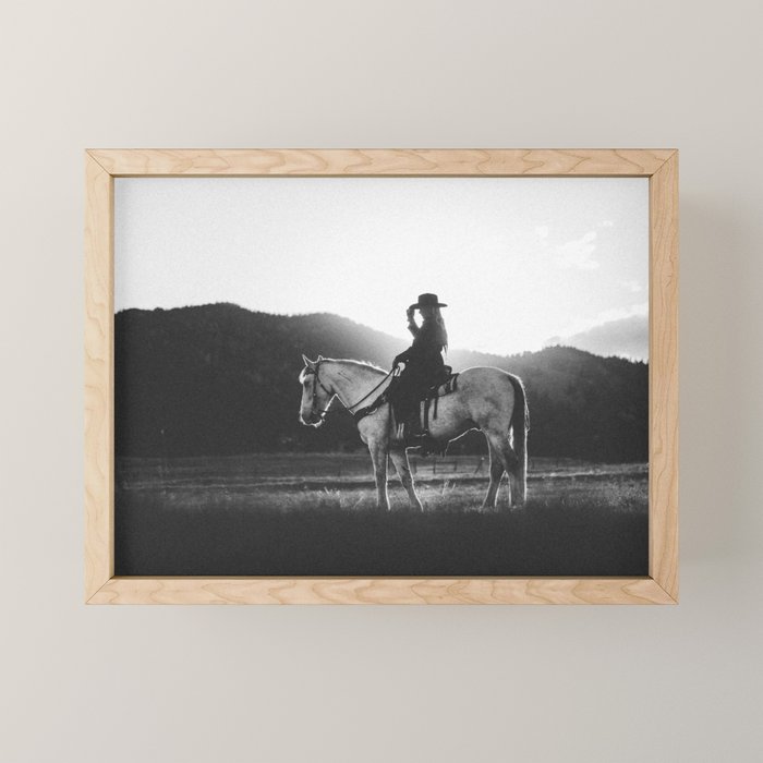 COWGIRL Mini Art Print Gallery Image 1