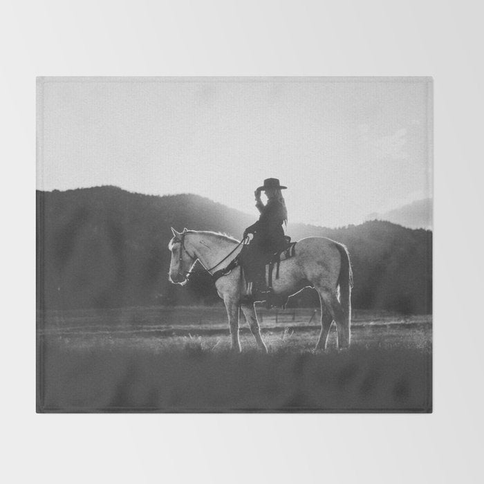 COWGIRL Throw Blanket Gallery Image 2