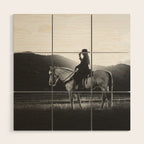 COWGIRL Wood Wall Art Gallery Image 1