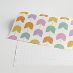Spring Tulips X Rainbow Mid Century Flowers Wrapping Paper Gallery Image 2