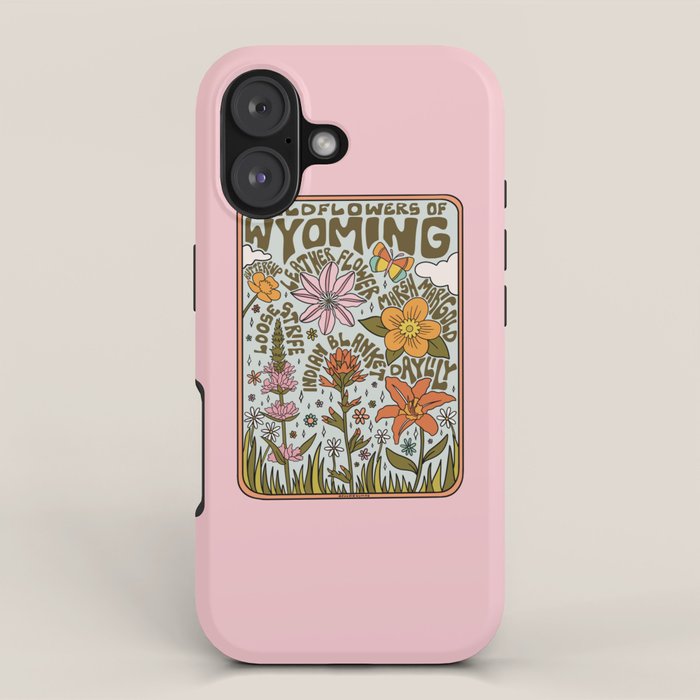 Wyoming Wildflowers iPhone Case Gallery Image 1