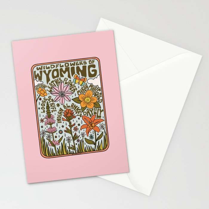 Wyoming Wildflowers Stationery Card Gallery Image 2
