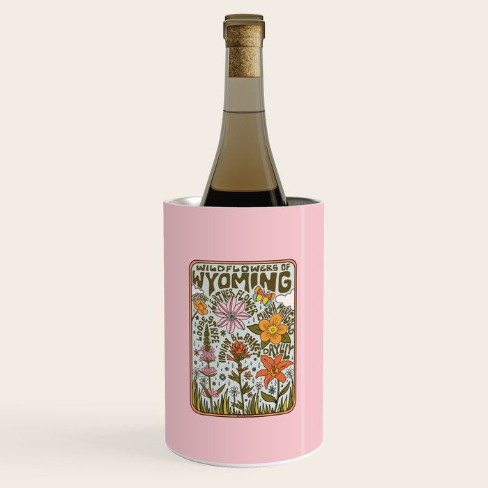 Wyoming Wildflowers Wine Chiller Gallery Image 1