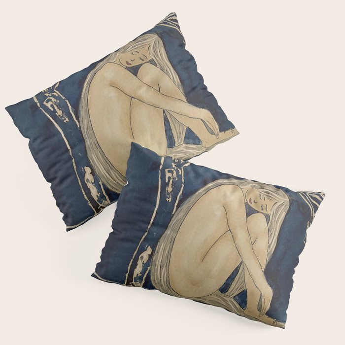 Girl sleeping under magnolia flowers Pillow Sham Gallery Image 3