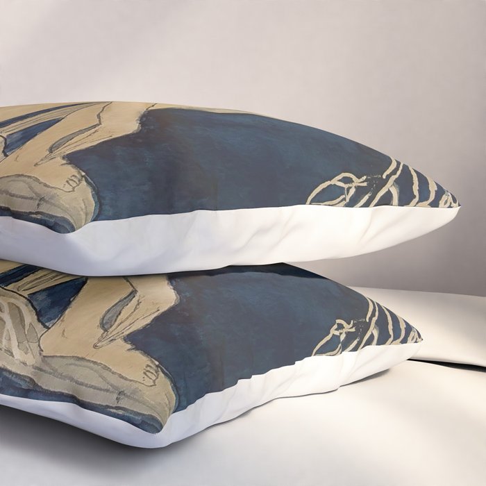 Girl sleeping under magnolia flowers Pillow Sham Gallery Image 3