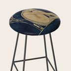 Girl sleeping under magnolia flowers Stool Gallery Image 2