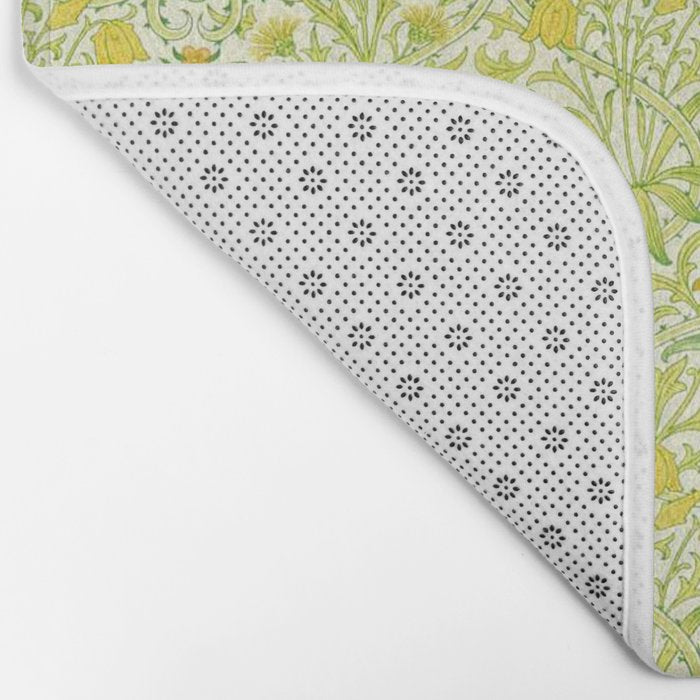 William Morris Woodland Weeds Sap Green Bath Mat Gallery Image 2