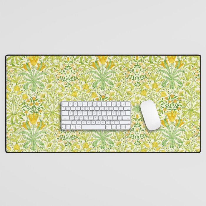 William Morris Woodland Weeds Sap Green Desk Mat Gallery Image 1