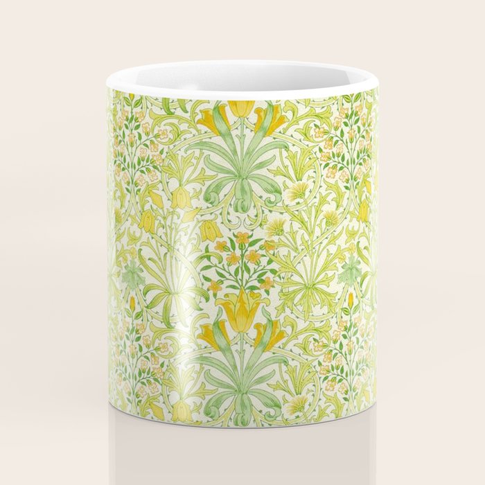 William Morris Woodland Weeds Sap Green Coffee Mug Gallery Image 4
