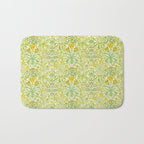 William Morris Woodland Weeds Sap Green Bath Mat Gallery Image 1