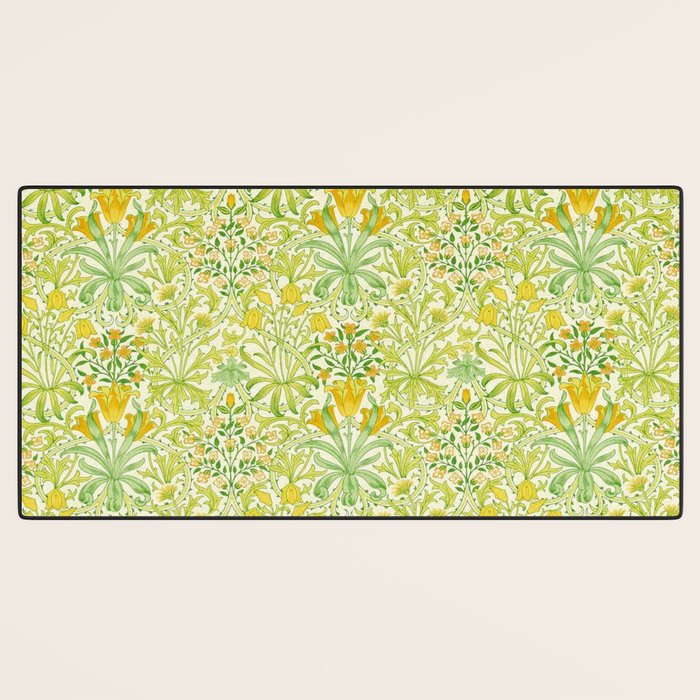 William Morris Woodland Weeds Sap Green Desk Mat Gallery Image 3