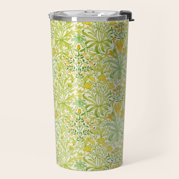 William Morris Woodland Weeds Sap Green Travel Mug Gallery Image 2