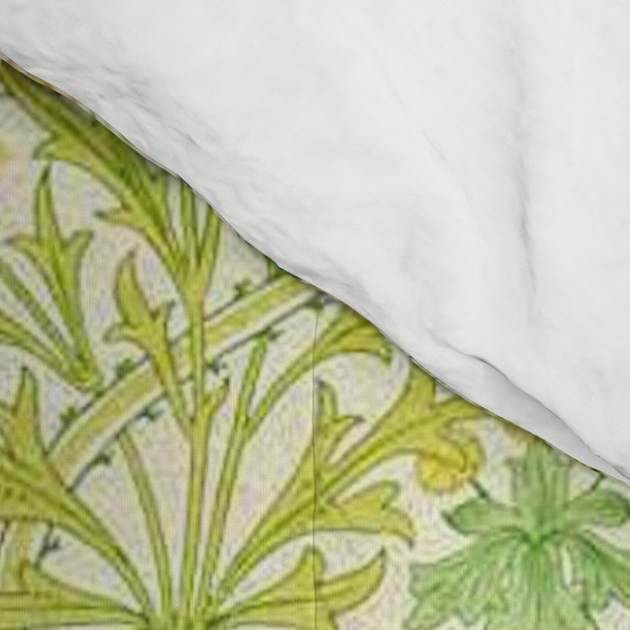 William Morris Woodland Weeds Sap Green Comforter Gallery Image 4