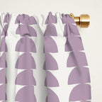 Maude Pattern - Lilac Purple Window Curtain Gallery Image 2