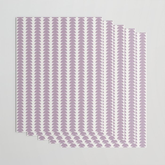 Maude Pattern - Lilac Purple Wrapping Paper Gallery Image 3