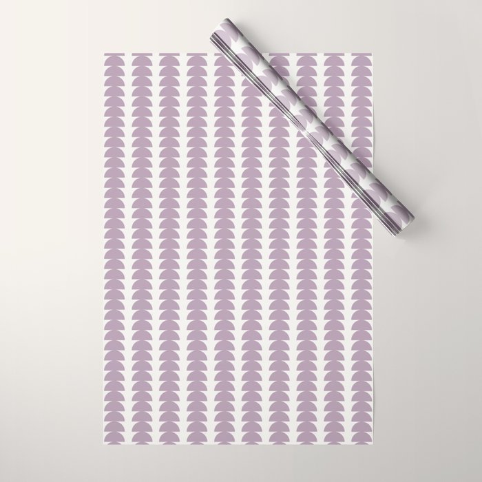 Maude Pattern - Lilac Purple Wrapping Paper Gallery Image 1