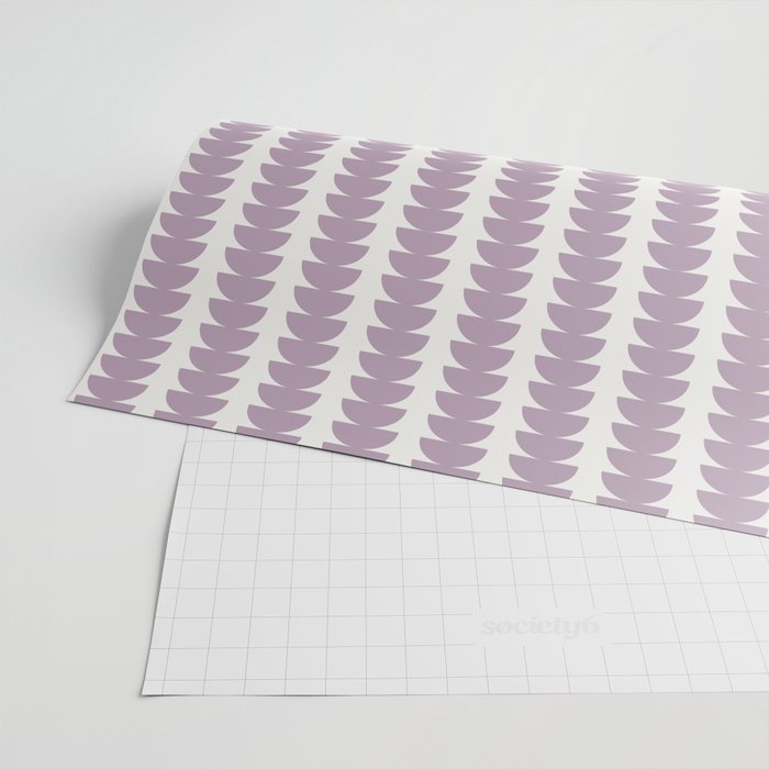 Maude Pattern - Lilac Purple Wrapping Paper Gallery Image 2